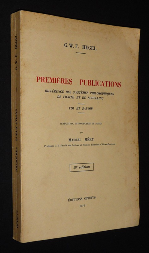 Premières publications