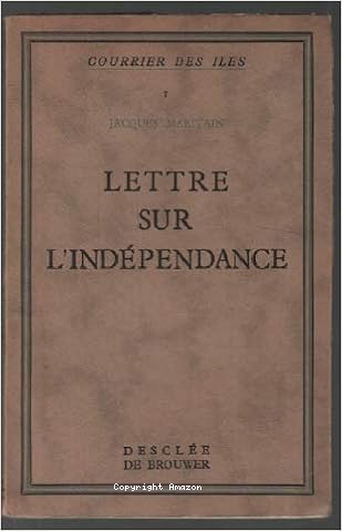 Lettre sur l'indépendance