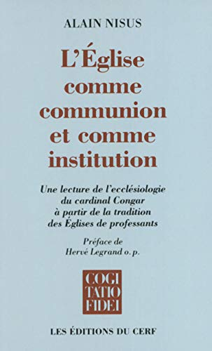 L'Église comme communion et comme institution