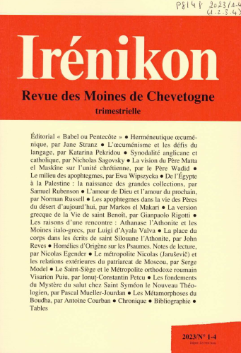 Irénikon, 2023/1-4 - 2023 - Babel ou Pentecôte