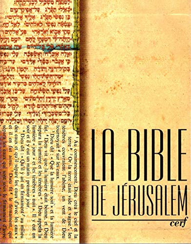 La Bible de Jérusalem