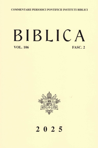 Biblica, 106/2 - 2025, Vol. 106, Fasc. 2 - You May Kill My Two Sons