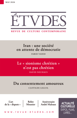 Etudes, 2026/5 - Mai 2026 - Iran : une soci&eacute;t&eacute; en attente de d&eacute;mocratie