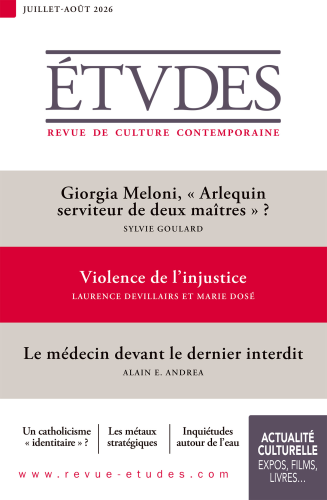 Etudes, 2026/7-8 - Giorgia Meloni, &laquo; Arlequin serviteur de deux ma&icirc;tres &raquo; ?