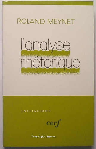 L'analyse rhétorique