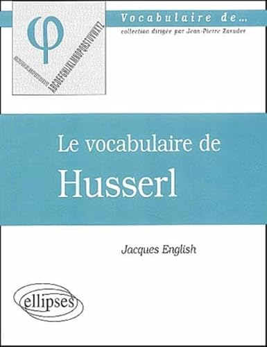 Le Vocabulaire de Husserl