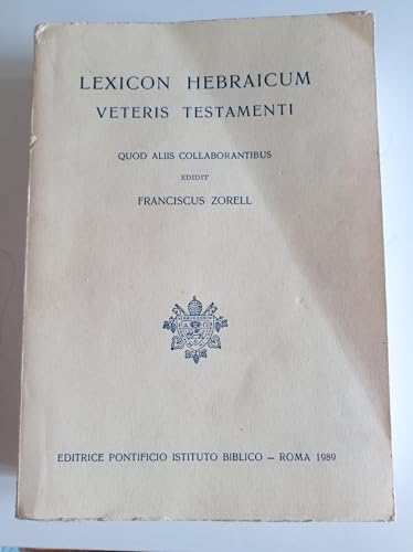 Lexicon hebraïcum Veteris Testamenti