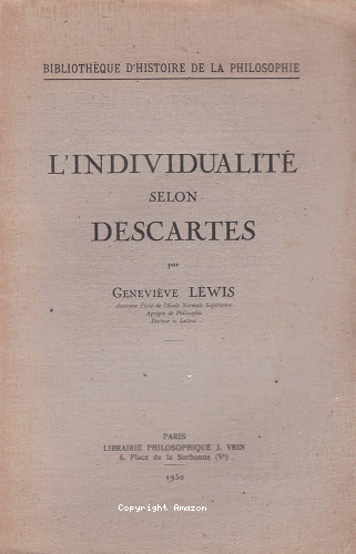 L'individualité selon Descartes