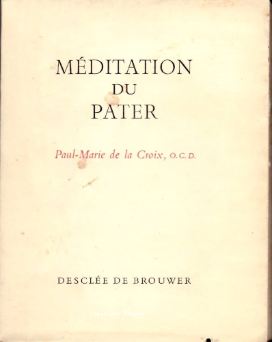 Méditation du Pater