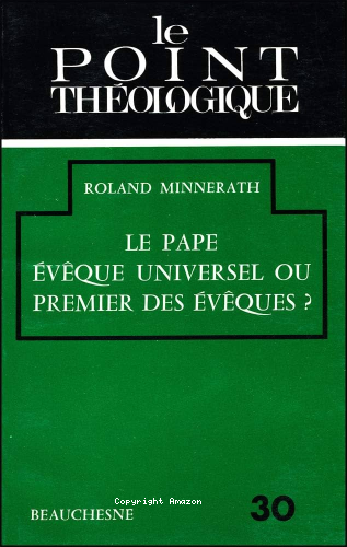 Le Pape, évêque universel