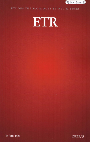 Etudes théologiques et religieuses, 100/3 - Tome 100 - 2025/3 - L'Eglise réformée de Hongrie pendant la période soviétique (1945-1989)